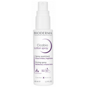 BIODERMA CICABIO LOTION SPRAY KOJĄCO-NAPRAWCZY OSUSZAJĄCY RANY 40 ML